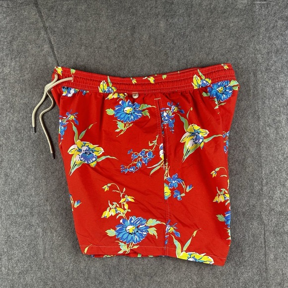 Polo Ralph Lauren Swim Trunks Mens 2XL 6"‎ Swimwear Floral Aloha Hawaiian Shorts - Picture 2 of 15